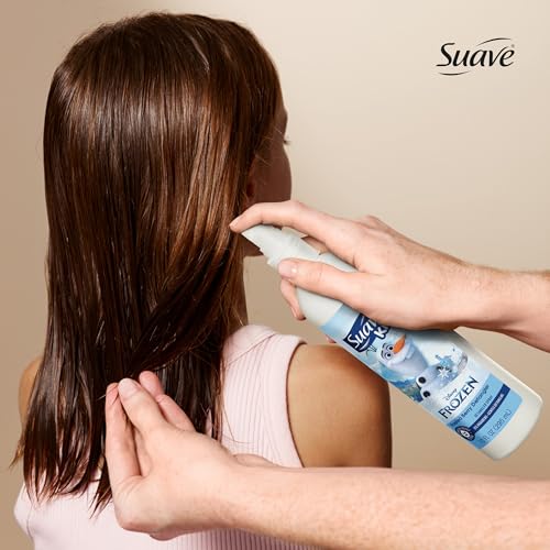 Suave Kids Disney Frozen Detangler Spray - Tear-Free Leave-In Conditioner, Berry Scent, 6 Pack, 10 fl oz