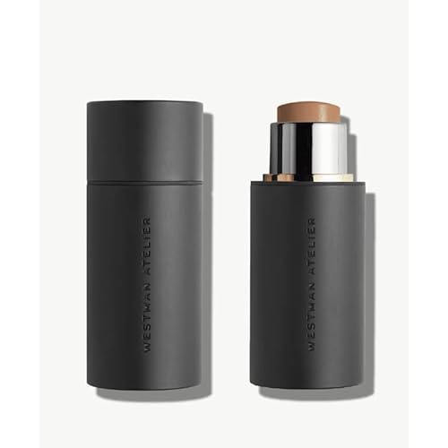 Westman Atelier Mini Face Contour Stick, Hydrating Cream Formula, Biscuit - Cool Beige Coffee