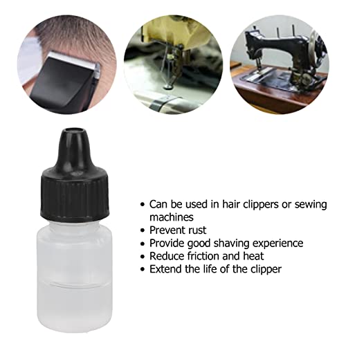 Pssopp Hair Clipper Oil - 10pcs Shaver Maintenance Lubricant - Reduce Friction - Prevent Trimmer Blades Dulling - Sewing Machine Repair Oil