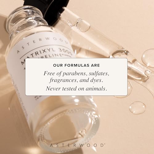 Asterwood Matrixyl 3000 + Argireline Serum with Hyaluronic Acid - Anti-Aging, Wrinkle Reducing, Collagen Boosting - Fragrance-Free - 4 Fl Oz