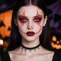Halloween Face Gems Rhinestone Tattoos - 2 Sheets Clown