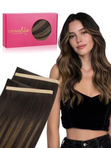 Tape In Hair Extensions 24'' Remy Human Hair, Invisible Weft