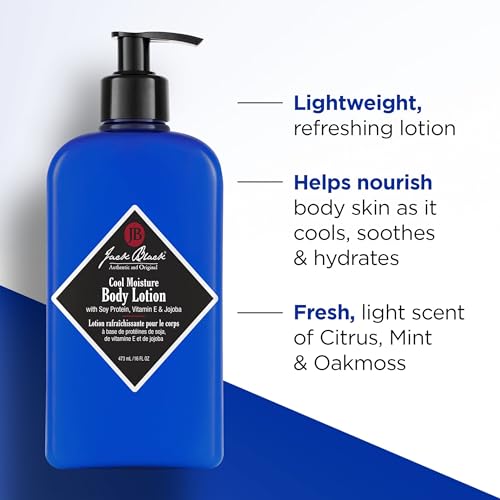Jack Black Cool Moisture Body Lotion for Men - Mens Lotion for Dry Skin, Mens Body Lotion, Jack Black Lotion Men, Body Cream for Men, Jack Black Moisturizer for Men, Mens Moisturizer, Gifts for Men