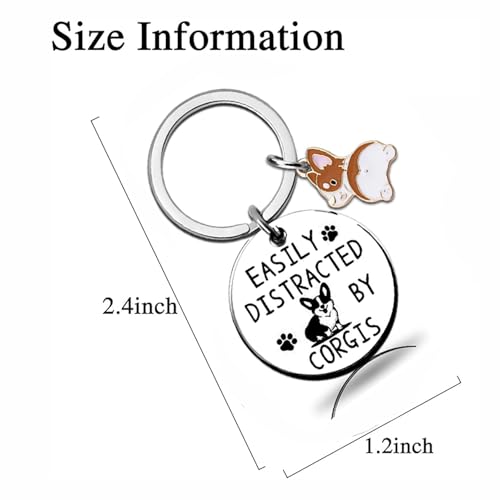 Corgi Gifts for Dog Lovers ? Cute Handbag, Makeup Bag, Socks, Keychains & Stickers | Adorable Welsh Corgi Accessories for Birthday, Christmas & Everyday Use