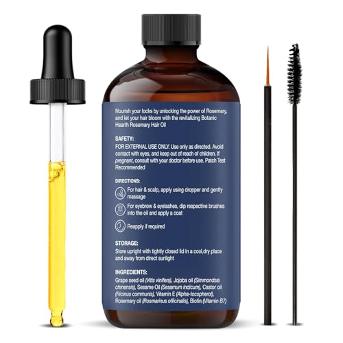 Botanic Hearth Rosemary Oil for Hair Growth with Biotin - 2 fl oz