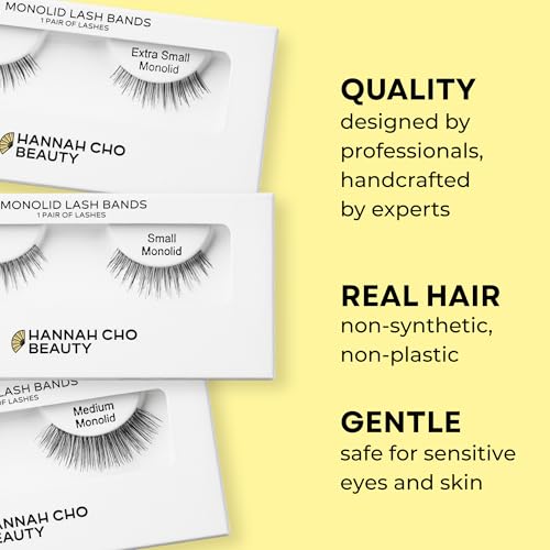 Natural Monolid Lashes | Light Volume Small Style
