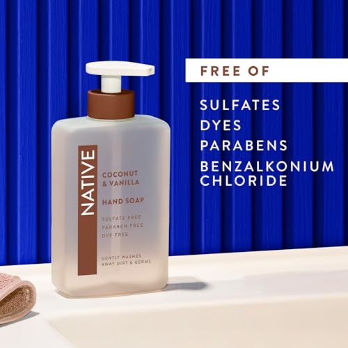Native Liquid Hand Soap Coconut & Vanilla Scent 13 fl oz - Gentle & Clean