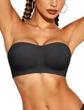 Vertvie Women's Strapless Push-Up Silicone Bandeau Bra