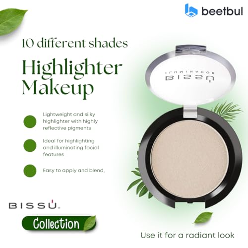 Bissú Powder Highlighter – Radiant, Long-Lasting Glow, 4.5g