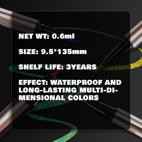 Chameleon Liquid Eyeliner - Color Shifting Metallic Waterproof