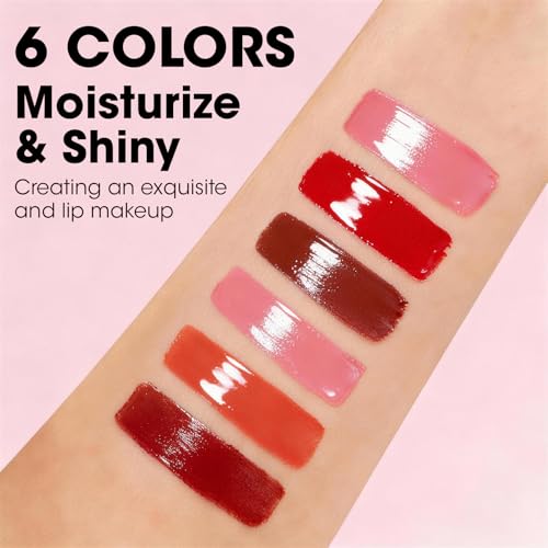 AZEN 30 Pack Lip Gloss Set - Shimmery High Shine Colors