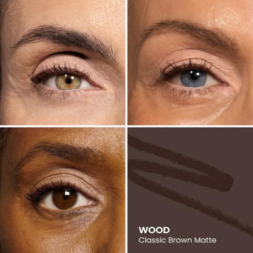 PrimeEyes Glide Eyeliner – Water-Resistant Brown Wood