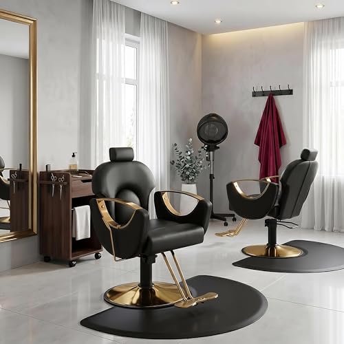 Salon Chair with Hydraulic Pump, 360 Swivel Barber Styling