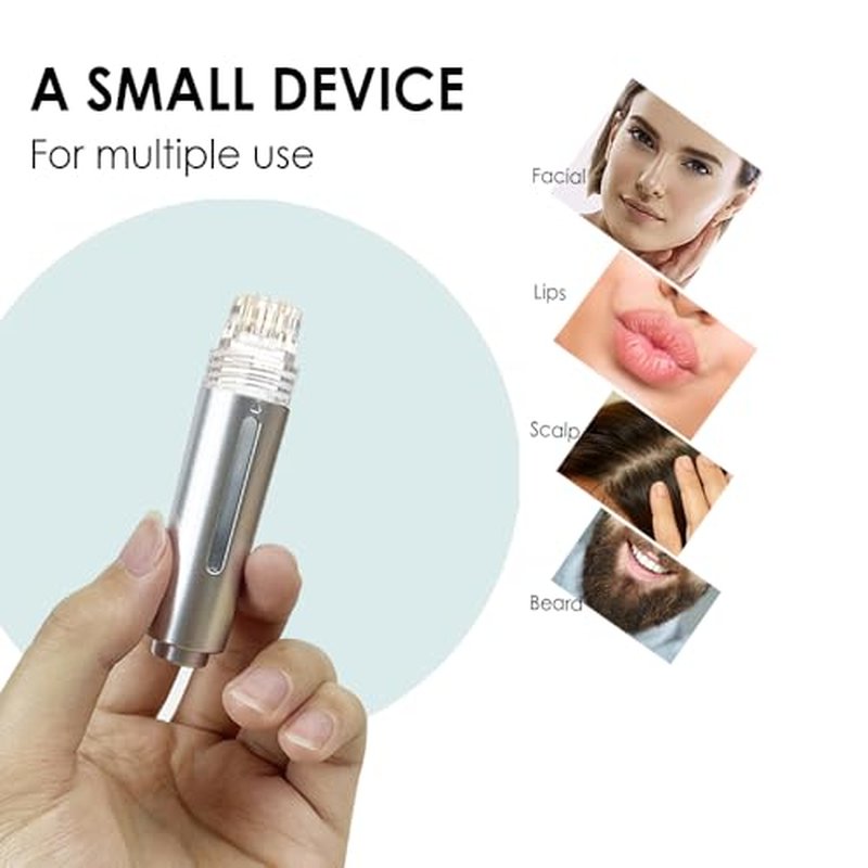 AQUA STAMP 2-in-1 Titanium Derma Stamp - 0.25mm Micro Needles