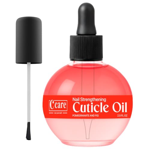 C CARE Pomegranate & Fig Cuticle Oil 2.5oz - Nourishing Nail & Cuticle Moisturizer