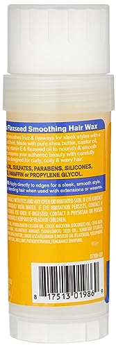 Cantu Flaxseed Smoothing Hair Wax with Shea Butter, Beeswax, Honey & Coconut Oil 2 oz