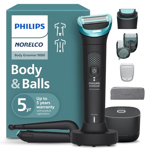 Body Groomer 9000 - Dual Head Trimmer & Shaver with UV Sanitizer