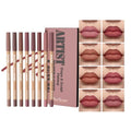 8-Piece Nude Lip Liner Set - Waterproof & Long-Lasting