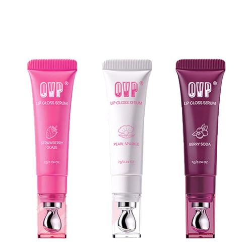 Brightening Lip Serum Set – Hydrating Glossy Plumping Tint (3 Pack)