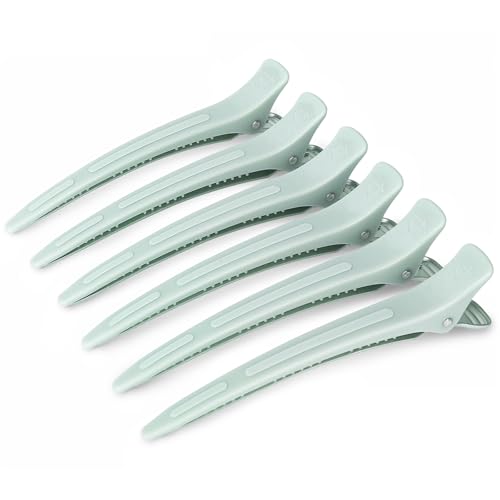 AIMIKE 4.8-Inch No-Crease Hair Clips for Thick Hair - 6-Pack