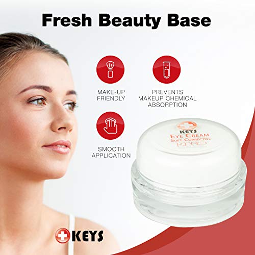 Keys Care KPRO Illuminating Tinted Eye Cream with OptiFX Adaptive Color Technology | Moisturize, Smooth, and Fill Undereye | 100% All-Natural & Hypoallergenic (0.5 oz)