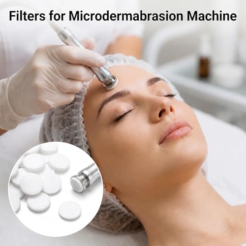 400 Microdermabrasion Replacement Pads 10mm Cotton Filters