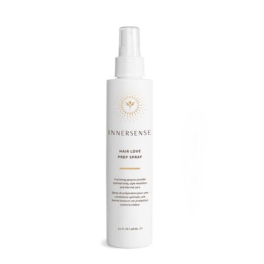 INNERSENSE Organic Beauty - Natural Hair Love Prep Spray For Body, Style Retention + Thermal Care | Non-Toxic, Cruelty-Free, Clean Haircare (Full Size, 6 fl oz | 198 ml)