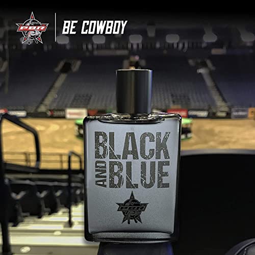 Tru Western PBR Black and Blue Men's Cologne 3.4 fl oz