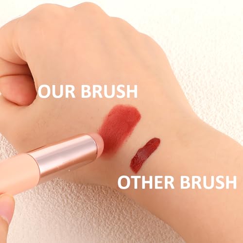 Silicone Lip Brush Set 3-Pcs with Dust Caps