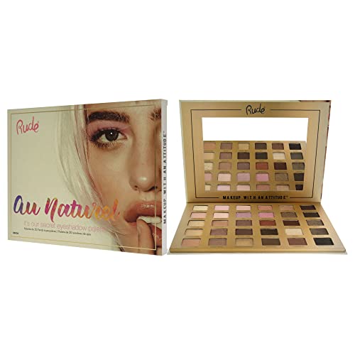 RUDE Au Naturel 30 Eyeshadow Palette - Vegan Matte & Shimmer