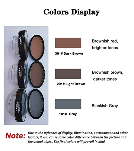Waterproof Eyebrow Powder Stamp Kit - Dark Brown Tinting