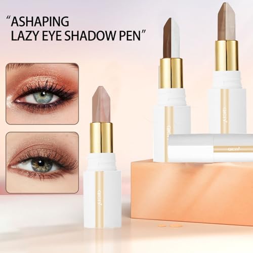 ADMD Dual-Tone Eyeshadow Stick - Champagne Gold & Silver Gray