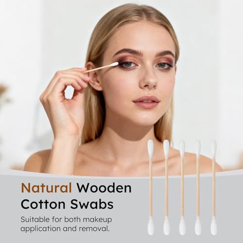 Bulk Cotton Swabs Pack - 1500 Individually Wrapped Ear & Makeup Q-tips
