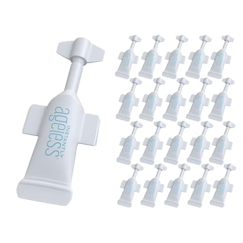 Instantly Ageless - Instant Face Lift Cream - Skin Care Anti Aging Face Cream with Vitamin C - Wrinkle Tightener - Eye Cream For Puffiness and Bags Under Eyes - Facelift 20 Vials
