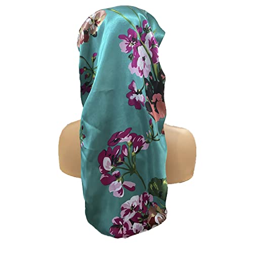 4 Pcs Satin Bonnet Set for Women - Soft Silky Sleep Caps