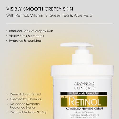 Advanced Clinicals Retinol & Collagen Peptides Body Moisturizer 2-Piece Set