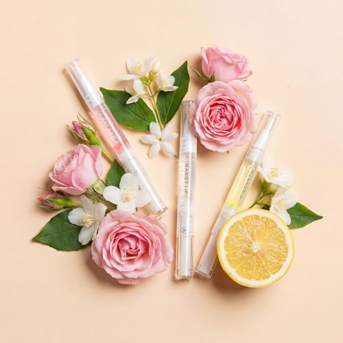SASSYTIP Cuticle Oil Pen for Brittle Nails - Biotin & Ginseng Nail Strengthener