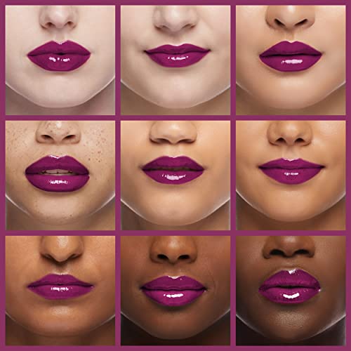 wet n wild Mega Last Catsuit High-Shine Liquid Lipstick Purple Berry Down Lo