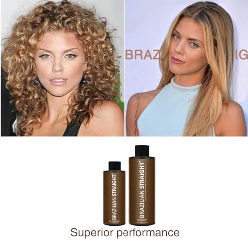Brazilian Straight Keratin Hair Treatment - Formaldehyde-Free, 2PC Set