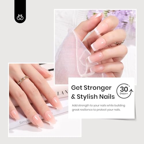 Beetles 8-in-1 Clear Builder Gel Kit - Nail Extension & Strengthener