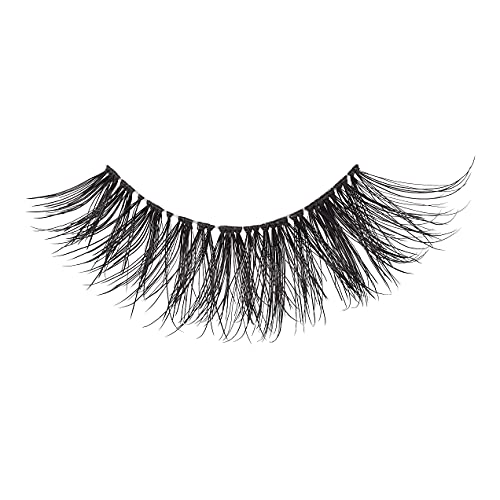 i?ENVY Remy False Eyelashes 3D Collection, Invisible Band, 100% Human Hair Lashes (3 Pack)