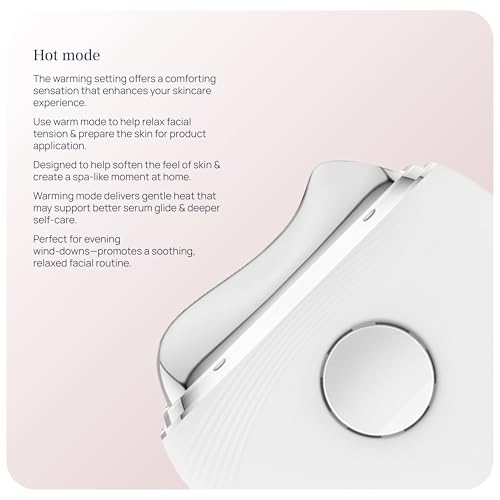 PUREANCE Hot & Cold Red Light Therapy Facial Massager Tool