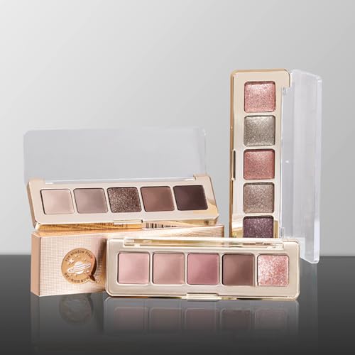 Matte Eyeshadow Palette 5 Color Nude Brown Long Lasting