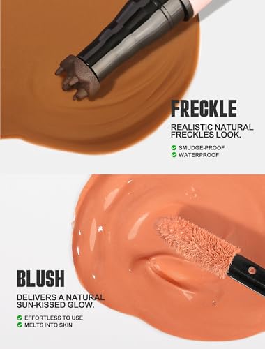 Anglicolor Freckle Pen & Blush Stamp, Waterproof 2-in-1