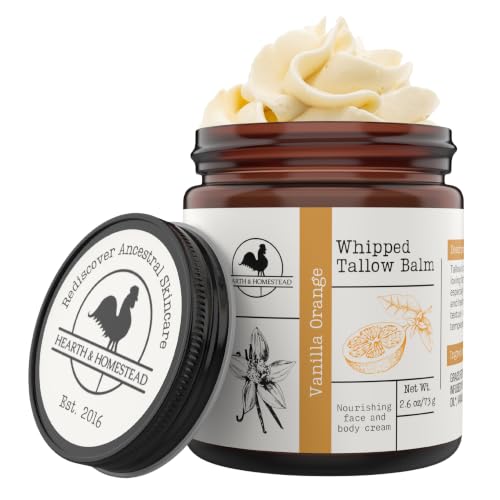 Grass Fed Whipped Beef Tallow Balm - Eczema Cream & Body Moisturizer