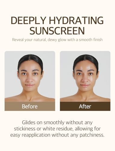 Mixsoon Bean Sunscreen SPF 50 - Lightweight Hydrating Korean Face Sunscreen, 1.69 fl.oz