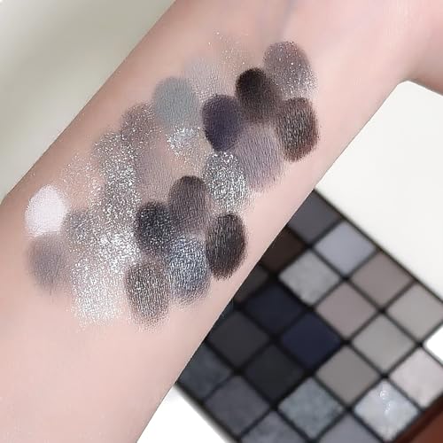 25-Color Smoky Eyeshadow Palette – Matte, Shimmer & Glitter