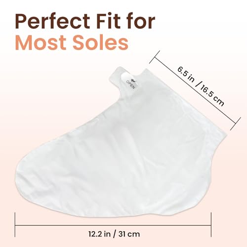 BLOOMORA Moisturizing Foot Mask Socks for Dry Cracked Feet, 6-Pack
