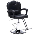 Barber Chair Heavy Duty Hydraulic Pump Salon Chair Black
