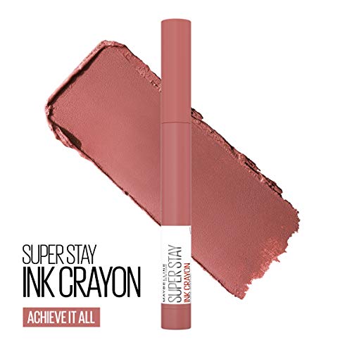 Maybelline Super Stay Ink Crayon Matte Lipstick, Achieve It All